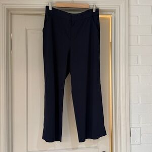 Athleta Tribeca wide leg snap hem pants
